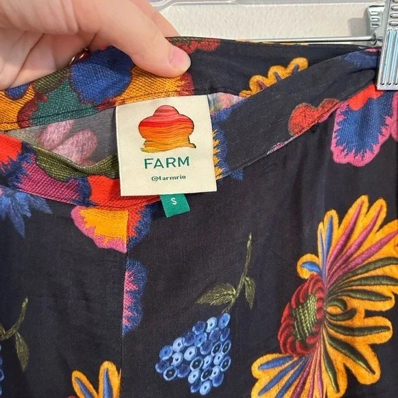 Anthropologie Farm Rio Garden Flare Pants Size S - Picture 3 of 4